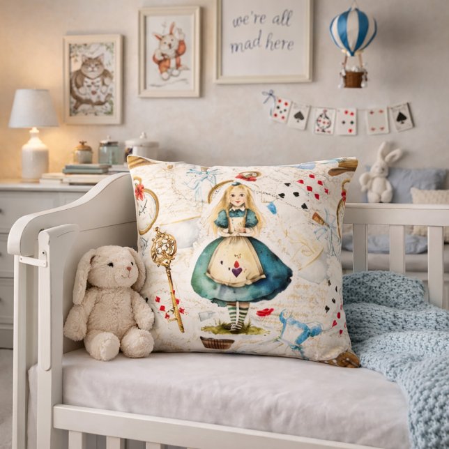 Almofada Tema Alice No País Das Maravilhas (Criador carregado)