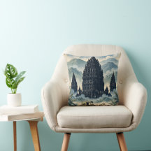 Templo Hindu Prambanan Vintage Java Indonésia