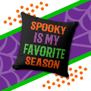 Almofada Temporada Assustadora Feliz Halloween Engraçado Ha