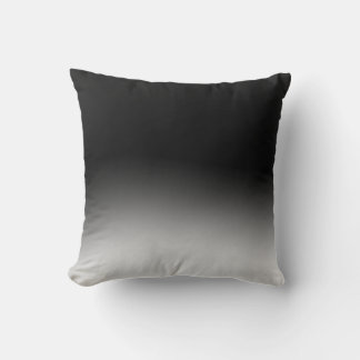 Almofada Tendência moderna chique abstrata ombre preto e br