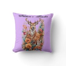 Tender da Natureza: Whimsical Orange Deer and Fawn