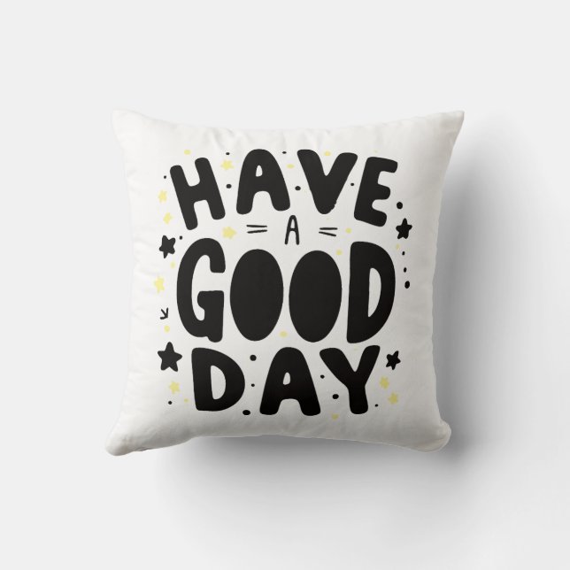 Almofada Tenha um bom dia (Verso)