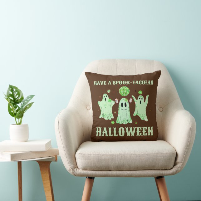 Almofada TENHA UM fantasma engraçado SPOOK TACULAR HALLOWEE (Cadeira)