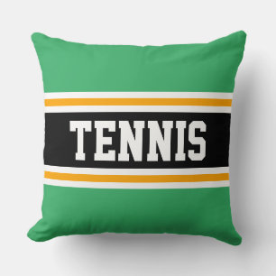 Almofada TÊNIS Bright Kelly Green Black Athletic Strips