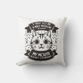 Almofada Tento Ser Uma Pessoa Legal.