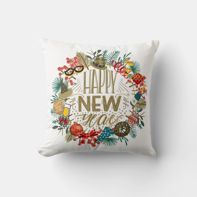 Almofada Terra de Ano Novo (Frente)