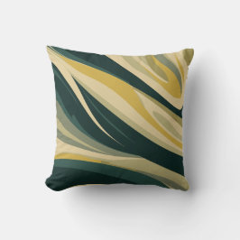 Almofada Terra Tones Abstrato Swirl Design