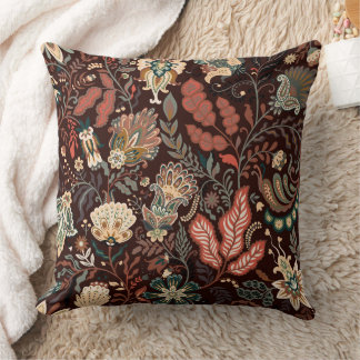 Almofada Terracota Vintage Paisley Floral Terroso