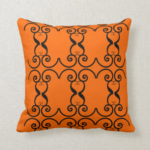 Almofada Terracotta e preto
