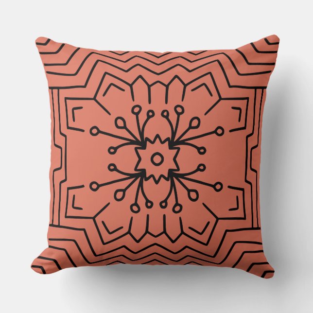 Almofada Terracotta Red Deco (Frente)