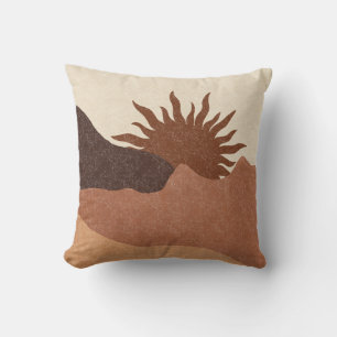 Almofada Terracotta Sun Sand Desert Abstrato Fleece Blanket