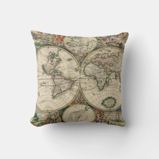 Almofada Terrarum Orbis Tabula (Frente)