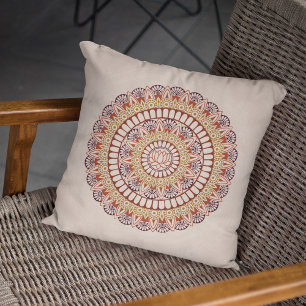 Almofada Terras quentes Lotus Henna Mandala