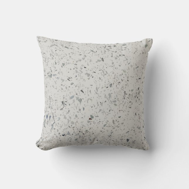 Almofada Terrazzo Pebbles Quartz Travesseiro decorativo Cos (Frente)