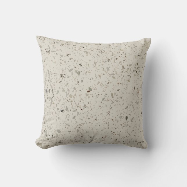 Almofada Terrazzo Pebbles Quartz Travesseiro decorativo Cos (Frente)