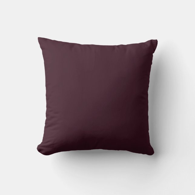 Almofada Térrea de Veludo Roxo Escuro (Frente)