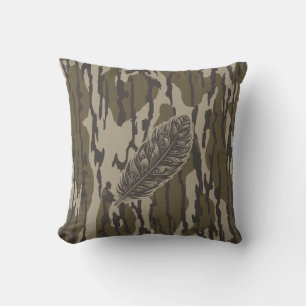Almofada Terrenos de Camuflagem Florestal Pena de Peru Fund
