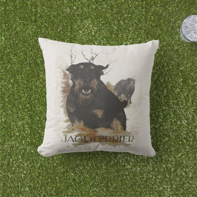 Almofada Terrier de Caça (Grama)