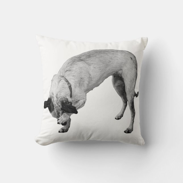 Almofada Terrier Hush-and-Grin (Frente)