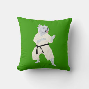 Almofada Terrier West Highland KARATE !