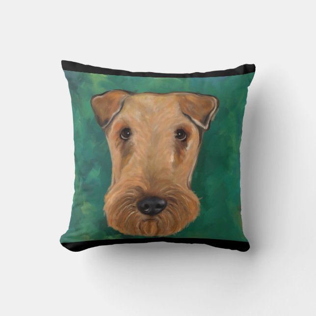 Almofada Terriers Airedale (Frente)