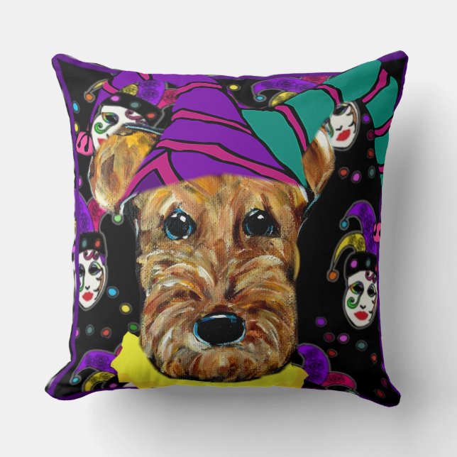 ALMOFADA TERRIERS AIREDALE (Frente)