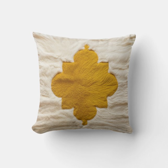 Almofada Tesouros persas ouros" Travesseiros Kilim: (Frente)