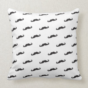 Almofada Teste padrão 2 do hipster do bigode