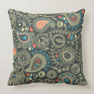 Almofada Teste padrão 3 de Paisley