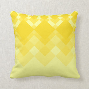 Almofada Teste padrão amarelo do design