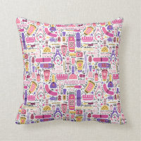 Teste padrão bonito do Manicure do Doodle