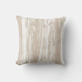 Almofada Teste padrão da madeira lançada costa - tan e