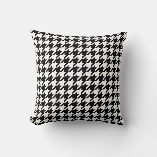 Almofada teste padrão da verificação do houndstooth (Frente)