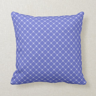 Almofada Teste padrão diagonal azul