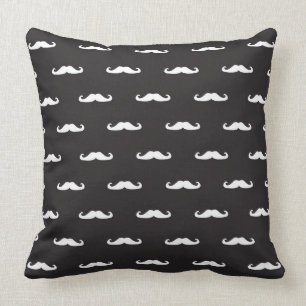 Almofada Teste padrão do hipster do bigode