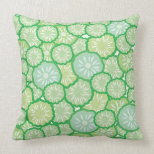 Almofada Teste padrão engraçado do pepino