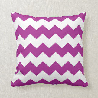 Almofada Teste padrão magenta roxo/escuro brilhante de
