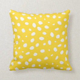 Almofada Teste padrão moderno 07 do sofá chique amarelo