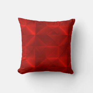 Almofada Teste padrão vermelho corajoso de Origami