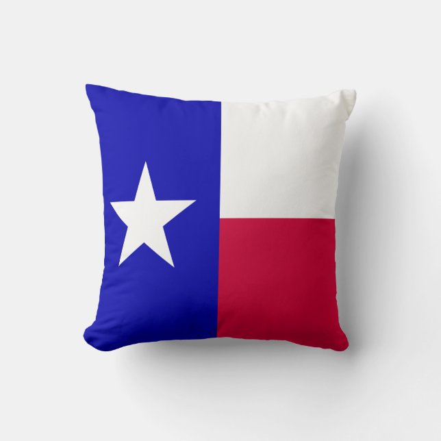 Almofada Texas Flag - Travesseiro decorativo (Frente)