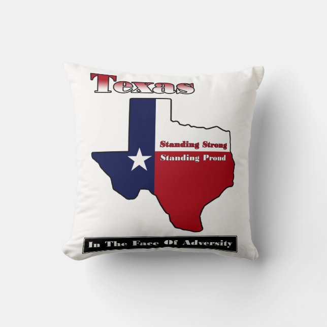 Almofada Texas Standong Strong (Frente)