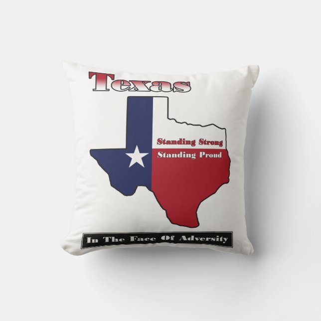 Almofada Texas Standong Strong (Frente)