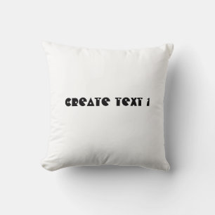 Almofada Texto crie Algodão Residente Decor Poufs-Travessei