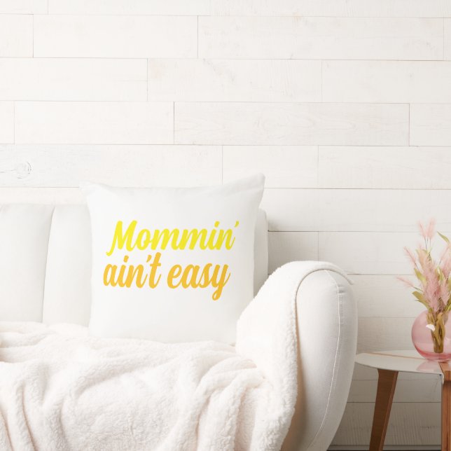 Almofada Texto do Dia de as mães Personalizado de Corte Mod (Sofá)
