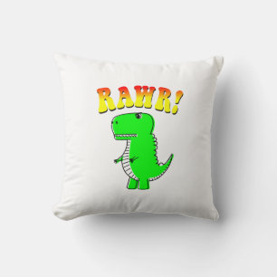 Almofada Texto do Groovy T-Rex T-Rex Bonito e Irritado