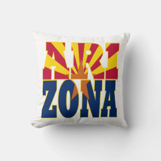Almofada texto do sinalizador de estado de arizona