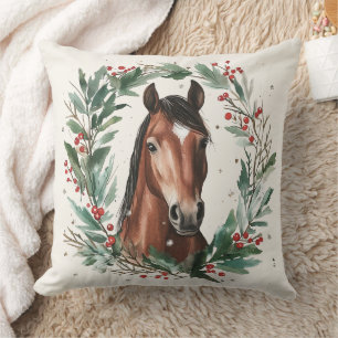 Almofada Texto Personalizado da Festiva Equestre Horso Eque
