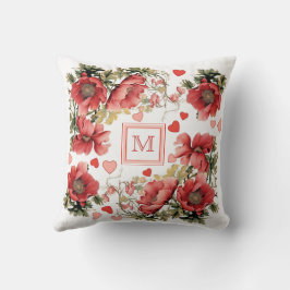 Almofada Texto Personalizado - Papas e Corações Rosa Românt