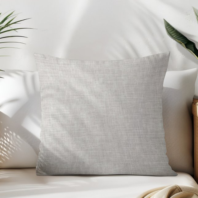 Almofada Textura congelada de linho de inverno (Criador carregado)