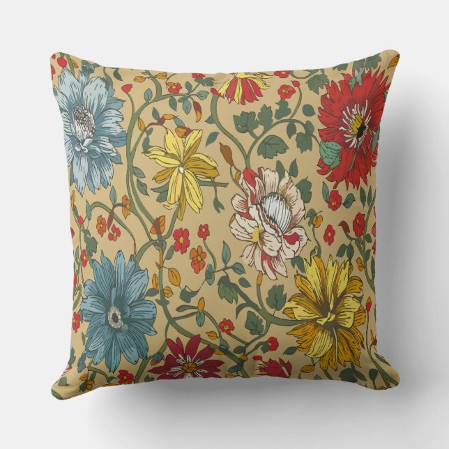 Almofada Textura das flores (Verso)